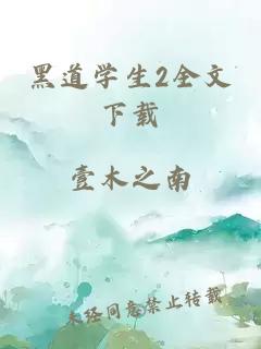 黑道学生2全文下载